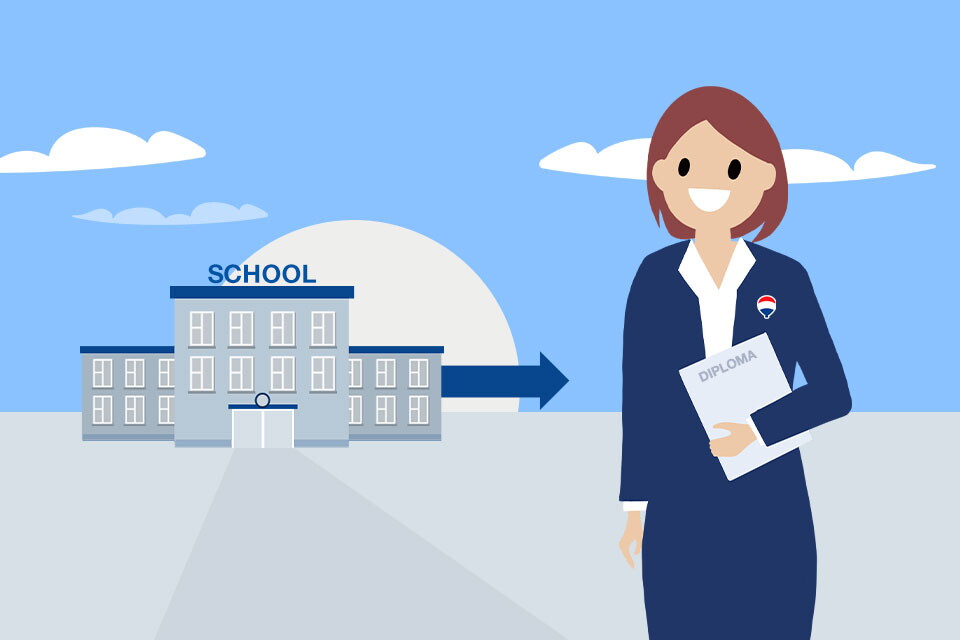 Van college naar courtage